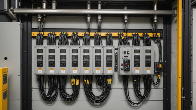 Electrical panel and charging infrastructure at an EV fleet depot
